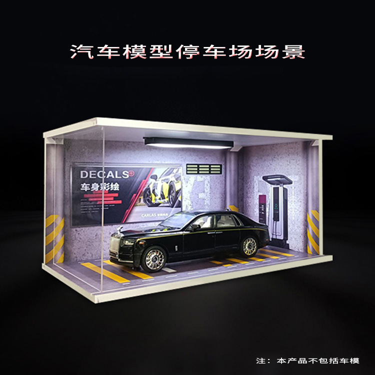 Model Kit Display Case - Vetrina per modellini di auto pressofuse