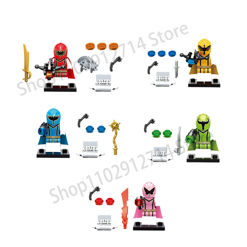 Model Kit Power Rangers - Set di 5 Pezzi Power Rangers