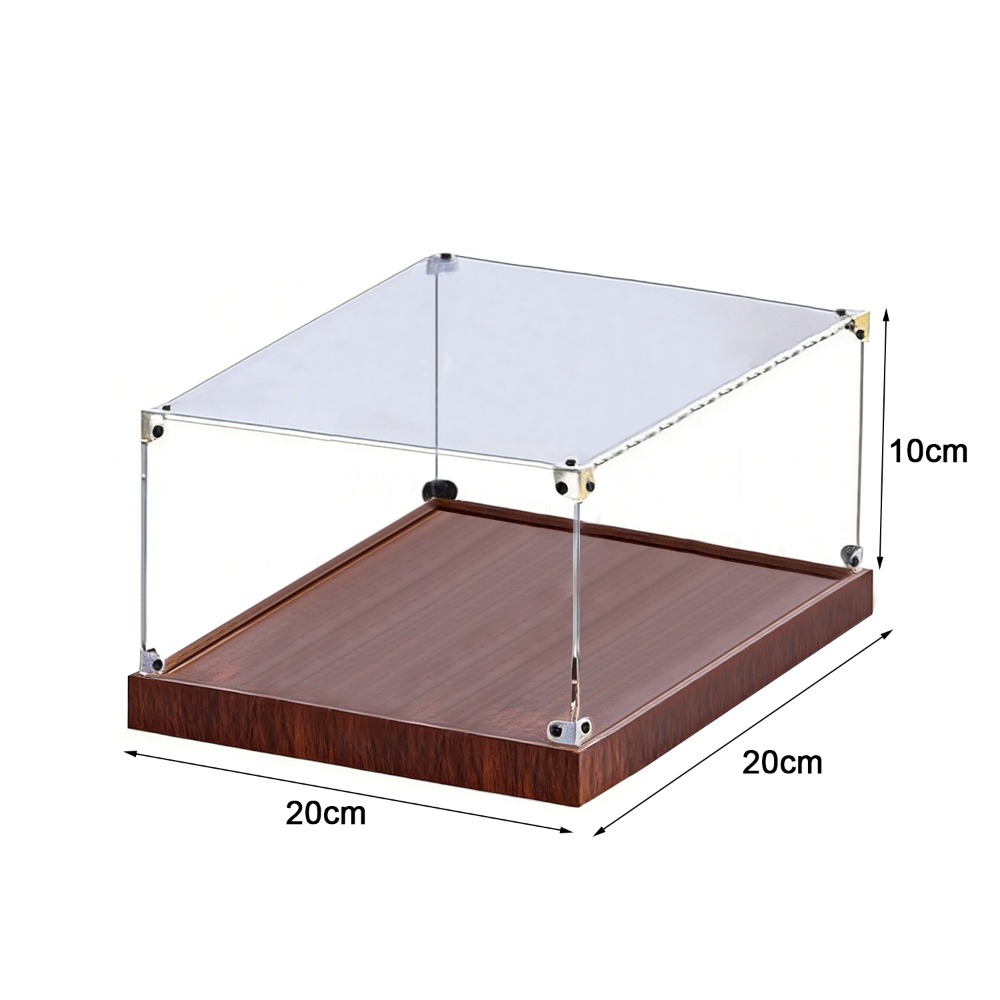 Model Kit Display Case - Espositore in Acrilico Trasparente, Design Impilabile,