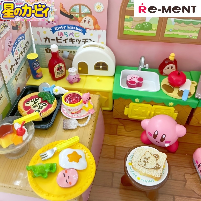 Model Kitchen Set Pvc - RE-MENT Kirby Kitchen Set di alimenti