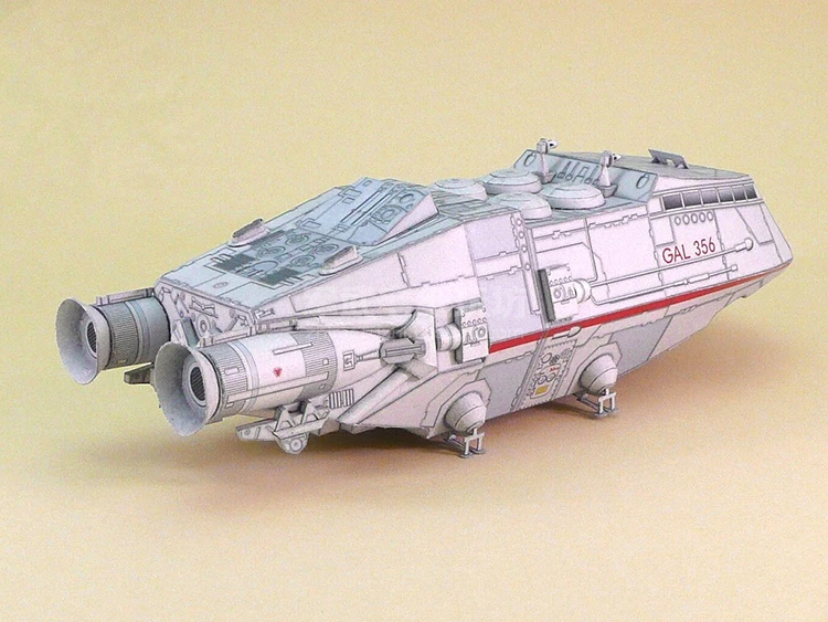 Model Kit Fantasy - Scala 1:120 Battlestar Galactica Colonial Shuttle