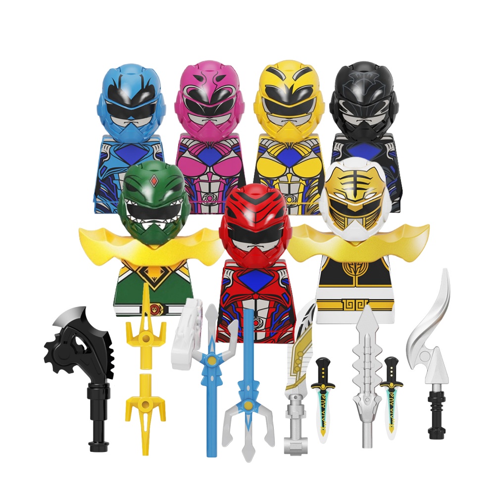 Model Kit Power Rangers - Film Powered Rangers Mini Building Blocks