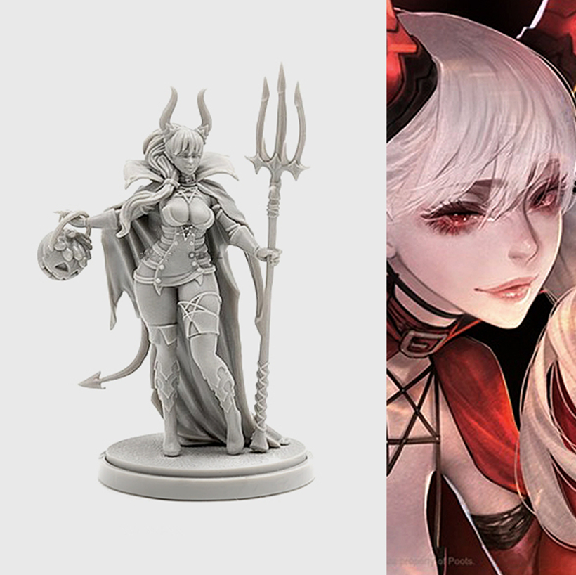 Model Kit Warhammer - Kit modello in resina KINGDOM DEATH