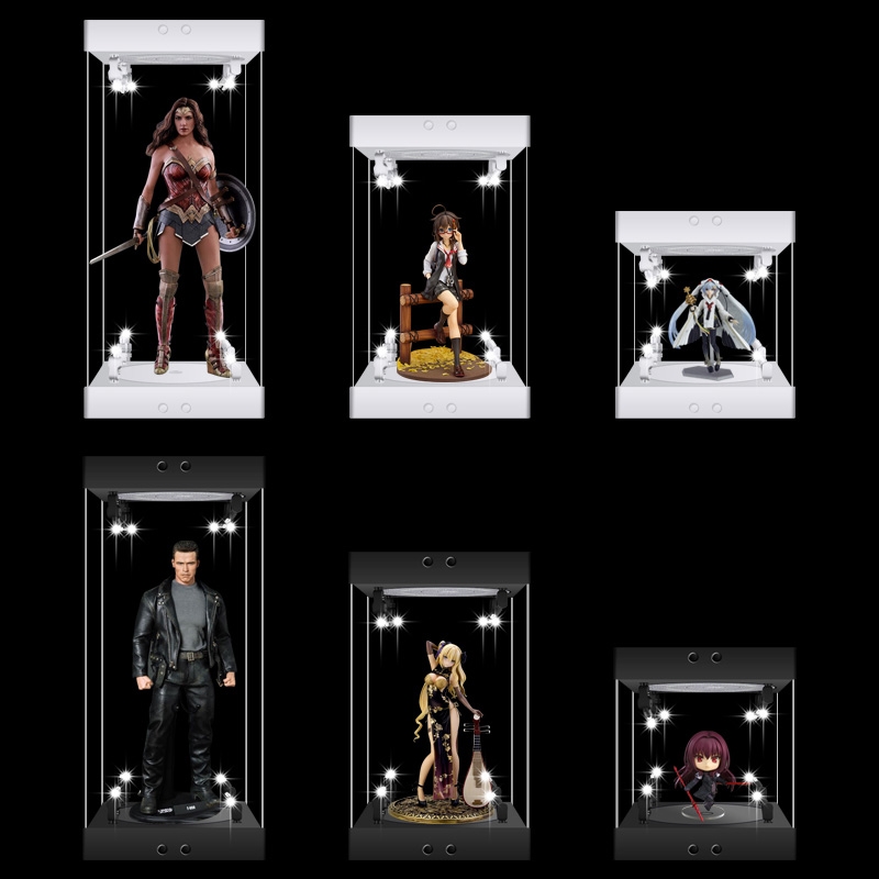 Assemblaggio di figure LED rot - Model Kit Display Case recensione e prezzo