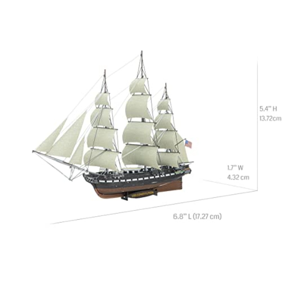 Kit Modello 3D in Metallo dell - Model Kit Uss Constitution recensione e prezzo