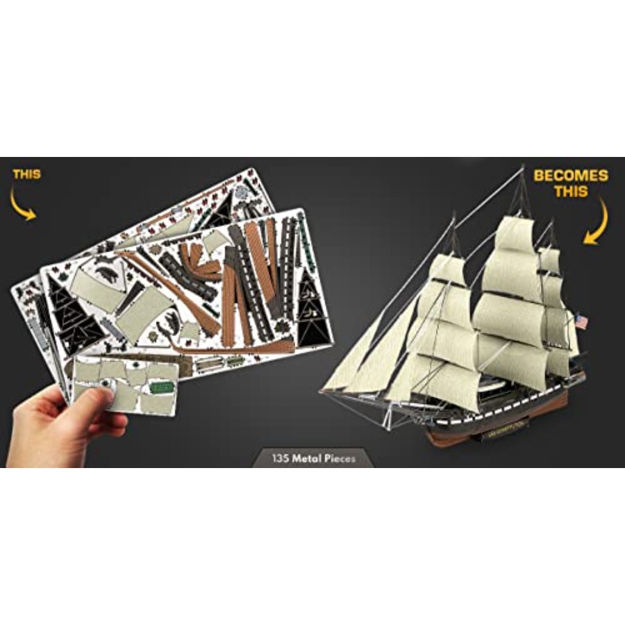 Kit Modello 3D in Metallo dell - Model Kit Uss Constitution recensione e prezzo