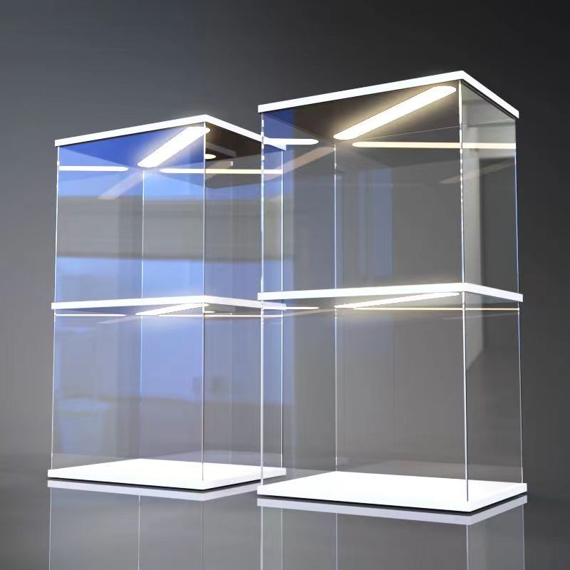 Vetrina Chevron bianca Premium - Model Kit Display Case recensione e prezzo