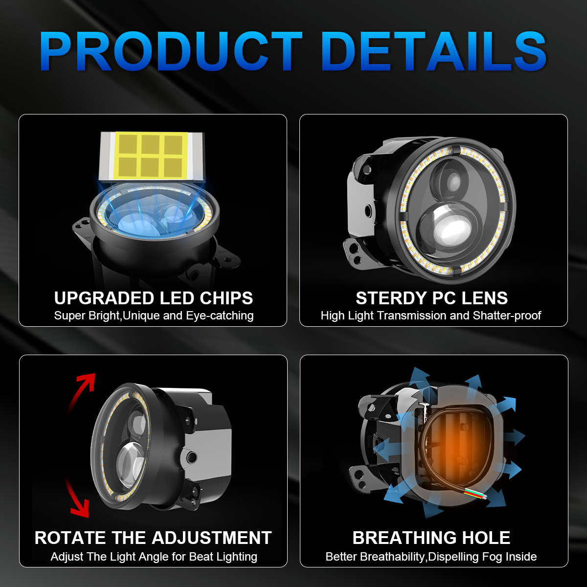 Fendinebbia a LED rotondi da 4 - Model Kit Dodge Charger recensione e prezzo